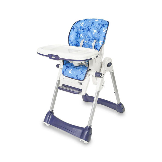 Tinnies Adjustable High Chair Aeroplane Blue