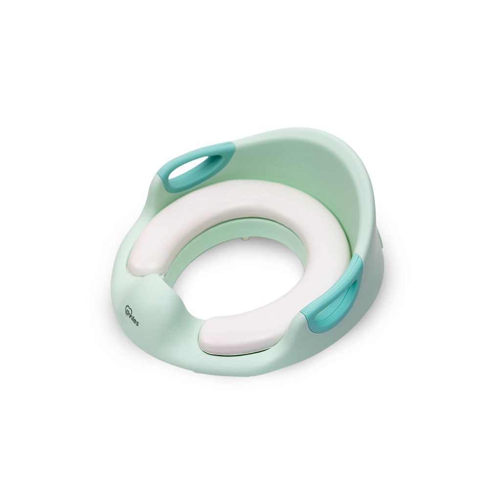 Tinnies Cushion Toilet Seat Cover Green