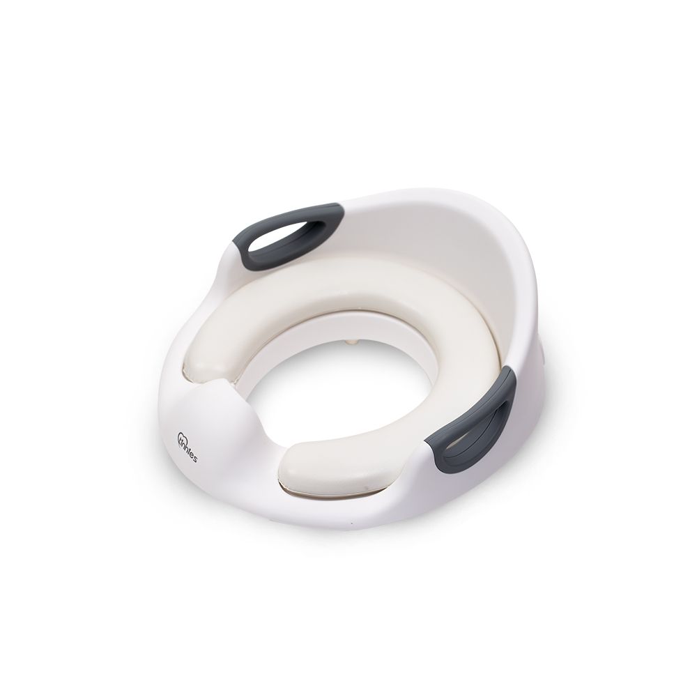 Tinnies Cushion Toilet Seat Cover-White
