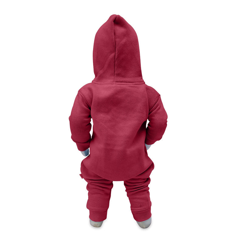 Maroon Hooded Romper