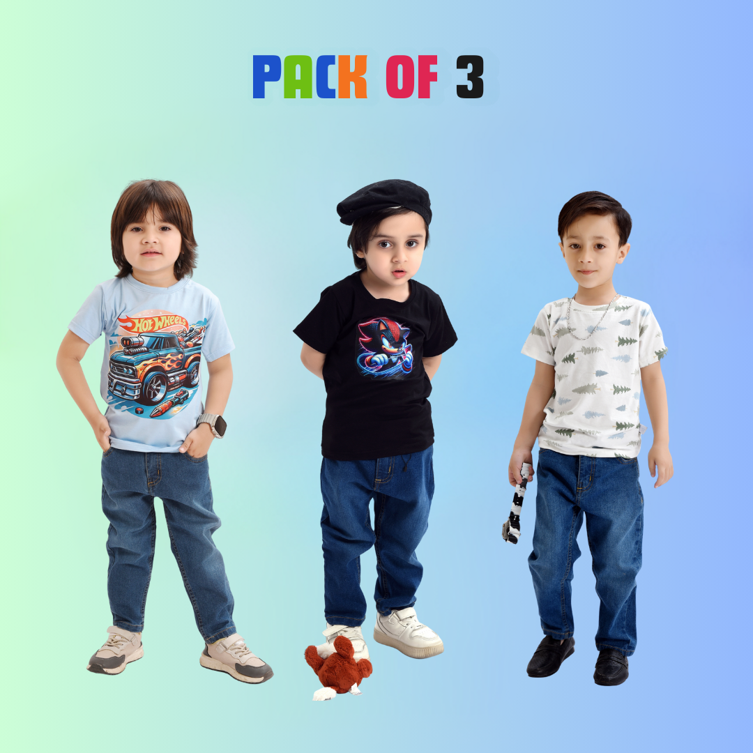 Pack of 3 T-Shirts Bundle