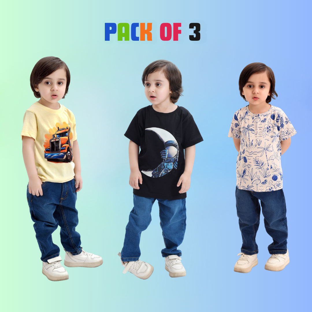 Pack of 3 T-Shirts Bundle