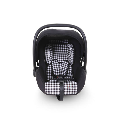 Baby Carry Cot – Black Check