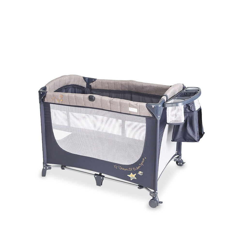 DROP SIDE PLAY PEN – BLUE