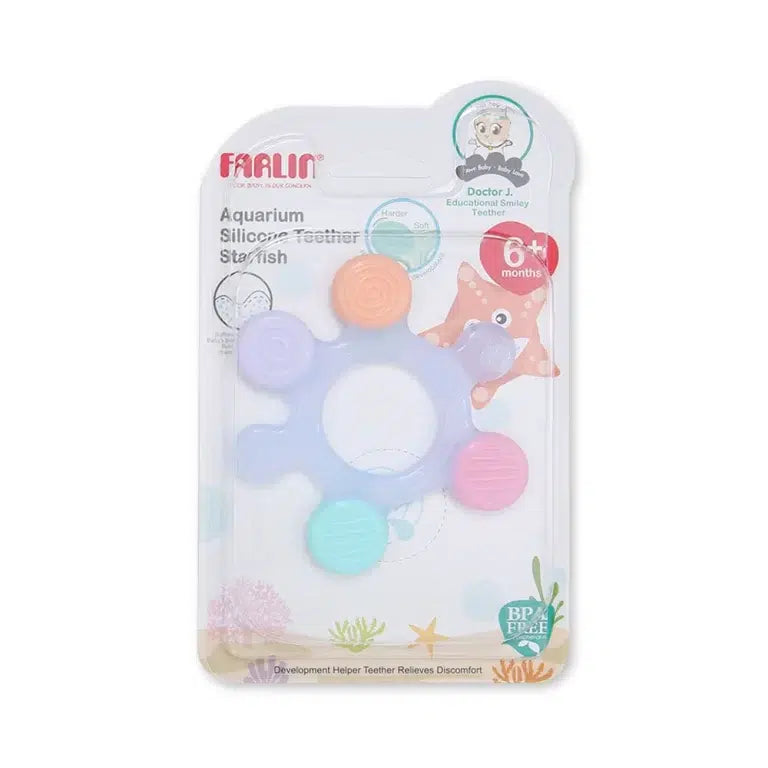 Farlin Silicone Teether – Indigo Starfish