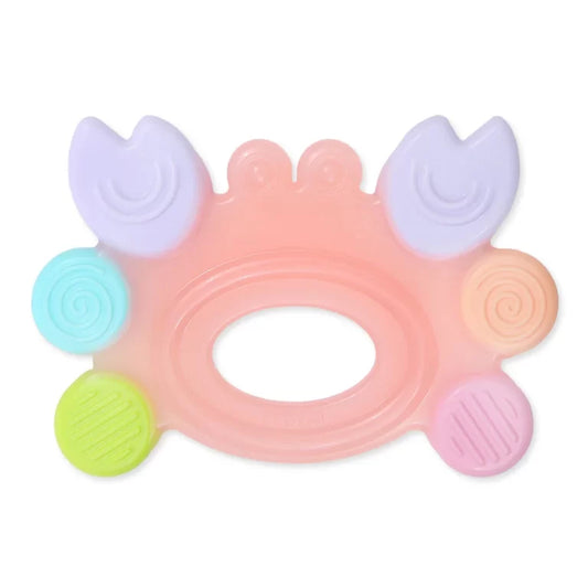 Farlin Silicone Teether – Peach Crab