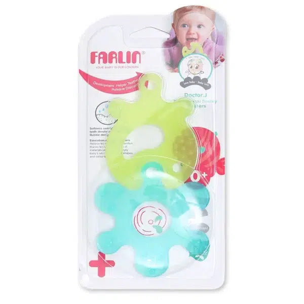 Farlin Teether & Soother Combo(Green & Blue)