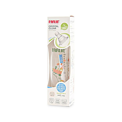 Glass Feeding Bottle 8Oz (Heat Resistant)