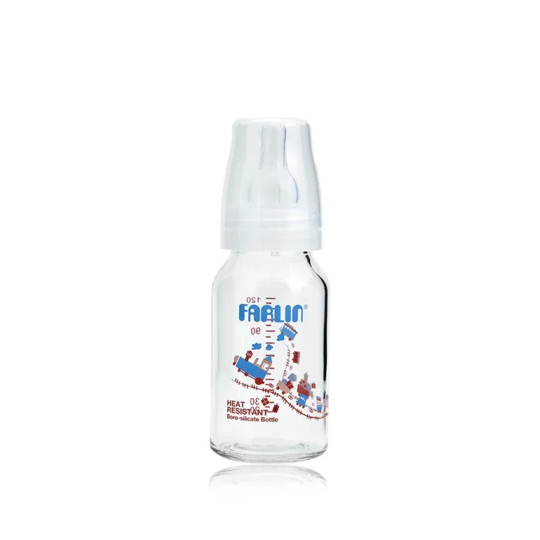 Glass Feeding Bottle 4Oz (Heat Resistant)