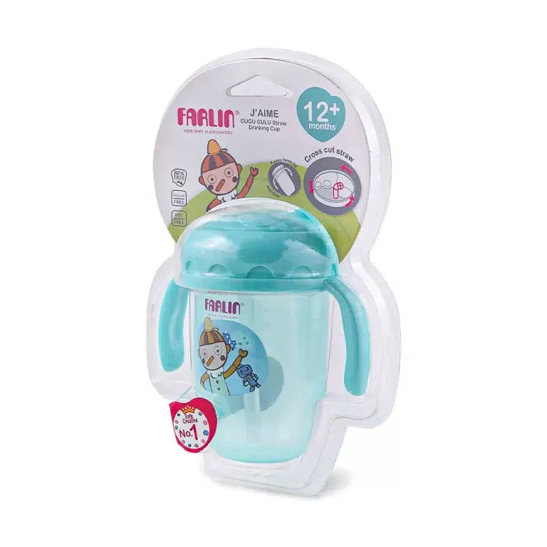 Farlin Straw Training Cup – Green