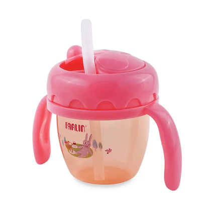 Farlin Straw Training Cup – Pink