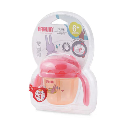 Farlin Straw Training Cup – Pink