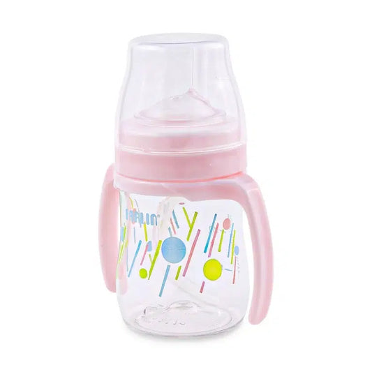 Farlin Straw Drinking Cup Stage 3 – Pink