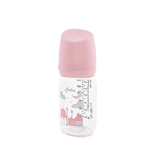 Farlin PA Wide-Neck Feeding Bottle 180ml – Pink