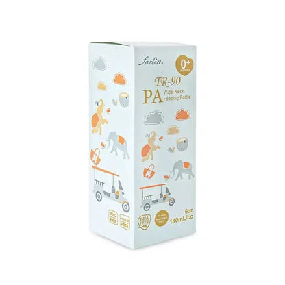 Farlin PA Wide-Neck Feeding Bottle 180ml – Blue