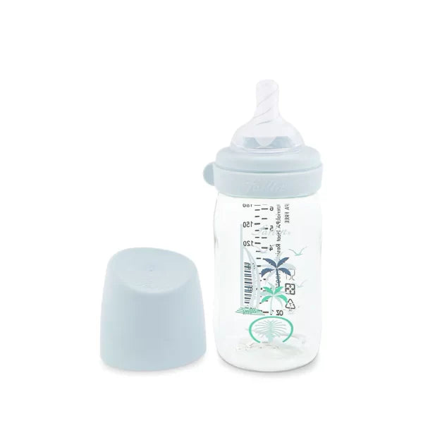 Farlin PA Wide-Neck Feeding Bottle 180ml – Blue