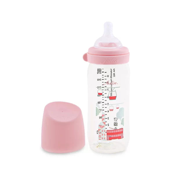 Farlin PA Wide-Neck Feeding Bottle 280ml – Pink