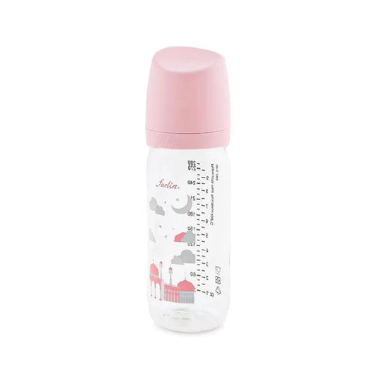 Farlin PA Wide-Neck Feeding Bottle 280ml – Pink
