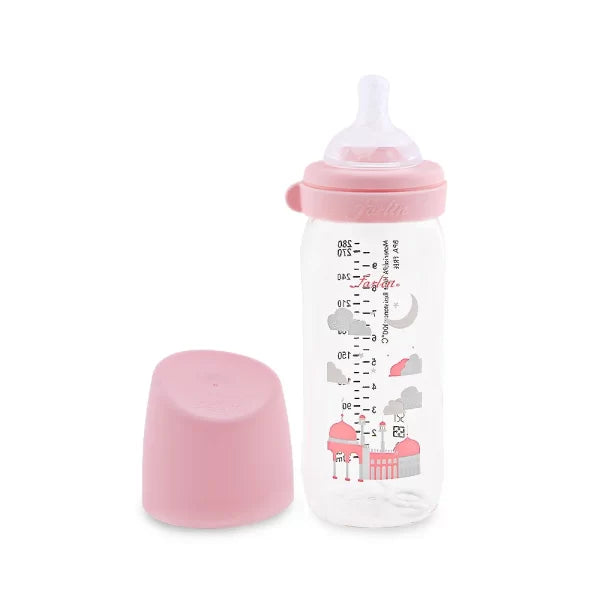 Farlin PA Wide-Neck Feeding Bottle 280ml – Pink