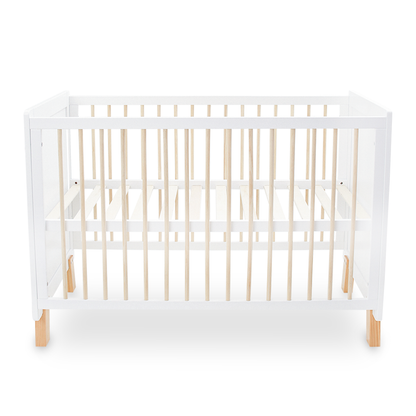WOODEN COT – WHITE