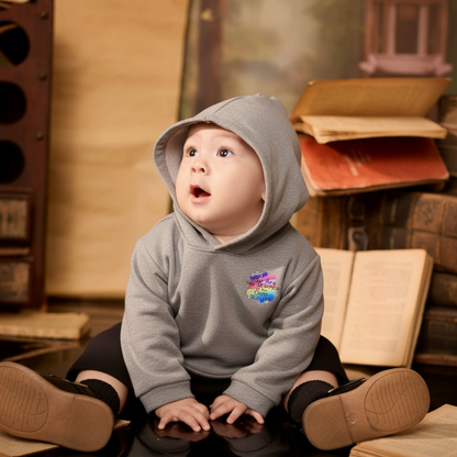 Baby Boy and Girl Winter Hazel Gray Hoodie – Warm Cotton Hoodie for Kids