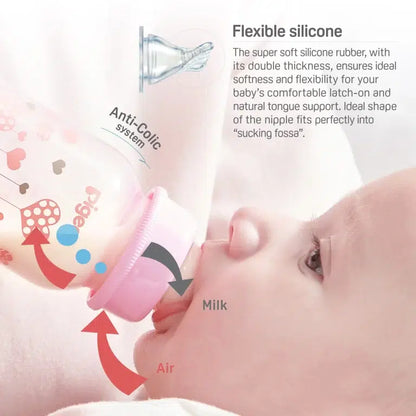 Flexible Feeder Clear Rpp 240 Ml Pink